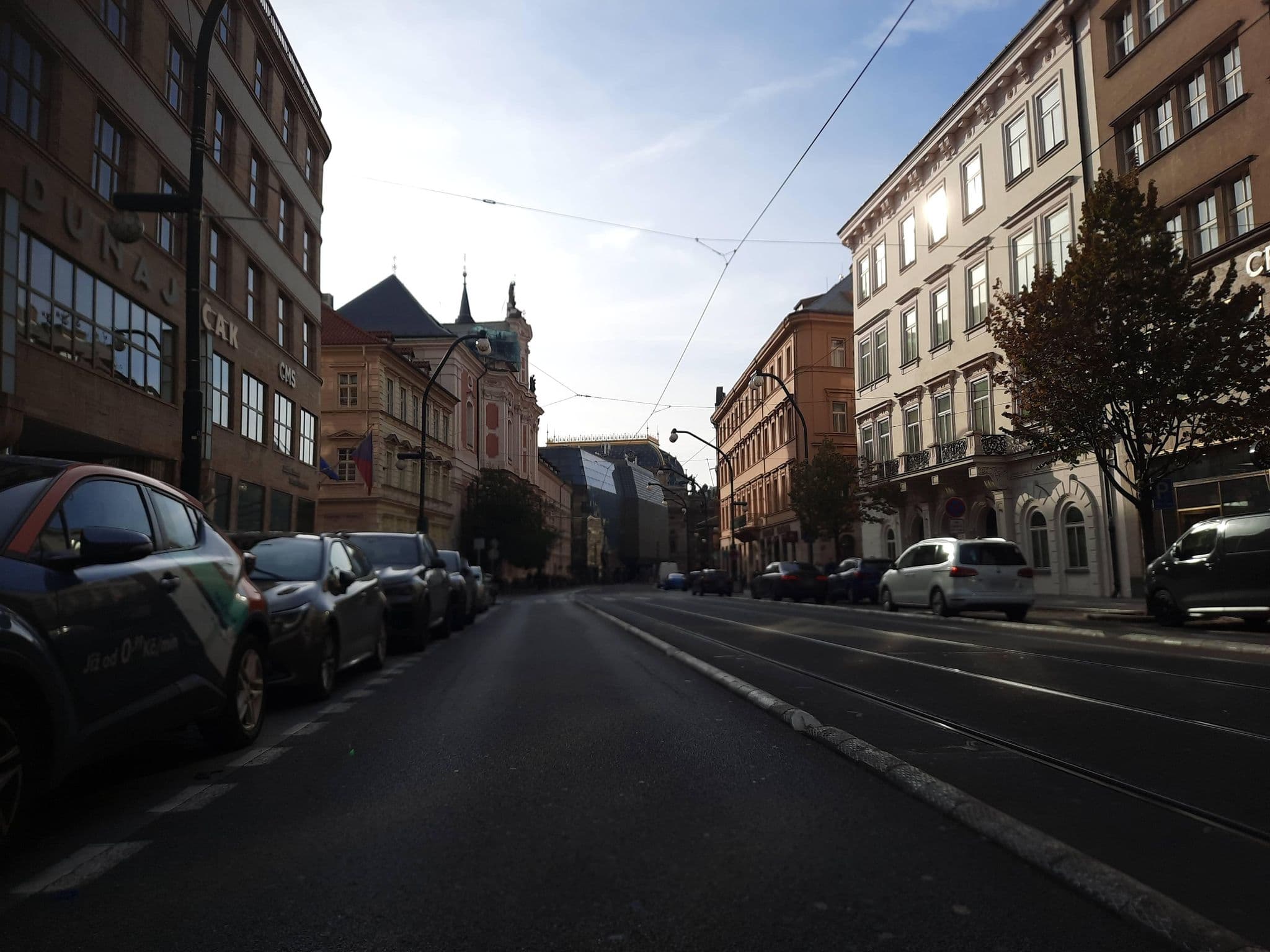 Street view near Hostel Kaiser, Nové Město — © ondrejlopatka (CC BY-SA · Mapillary)