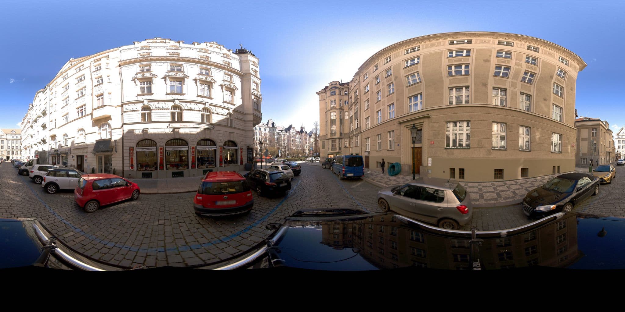 Street view near Apartment Brehova, Prague — © jeffreymartin (CC BY-SA · Mapillary)