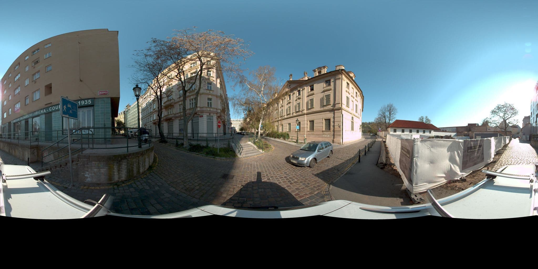 Street view near Charme de Prague, Prague — © kolarius27 (CC BY-SA · Mapillary)