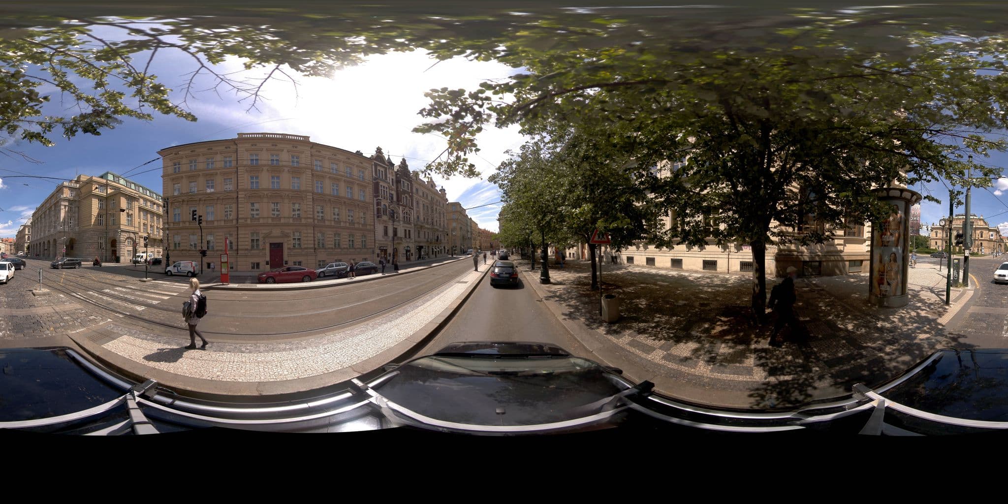 Street view near Travellers Hostel Krizovnicka, Prague — © jeffreymartin (CC BY-SA · Mapillary)