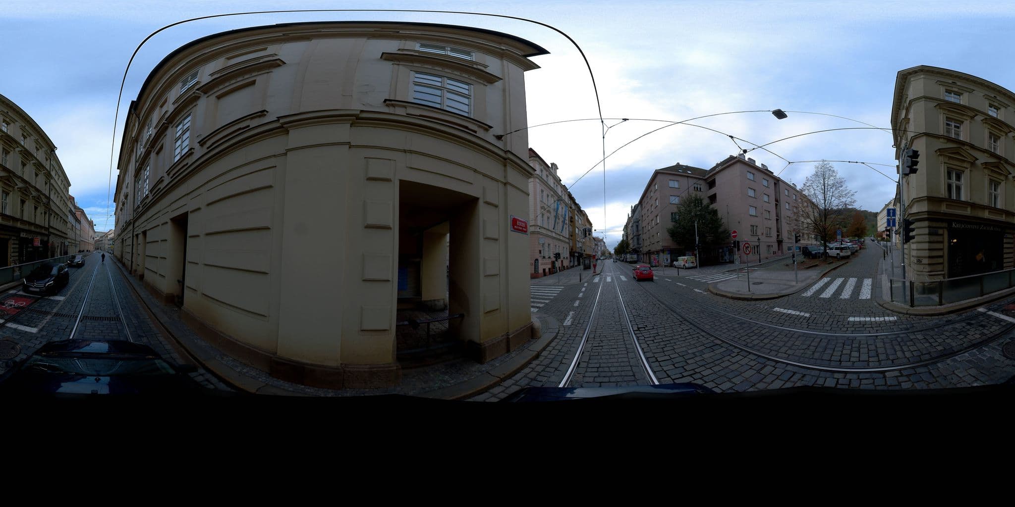 Street view near Euroagentur Hotel William Prague, Malá Strana — © jeffreymartin (CC BY-SA · Mapillary)