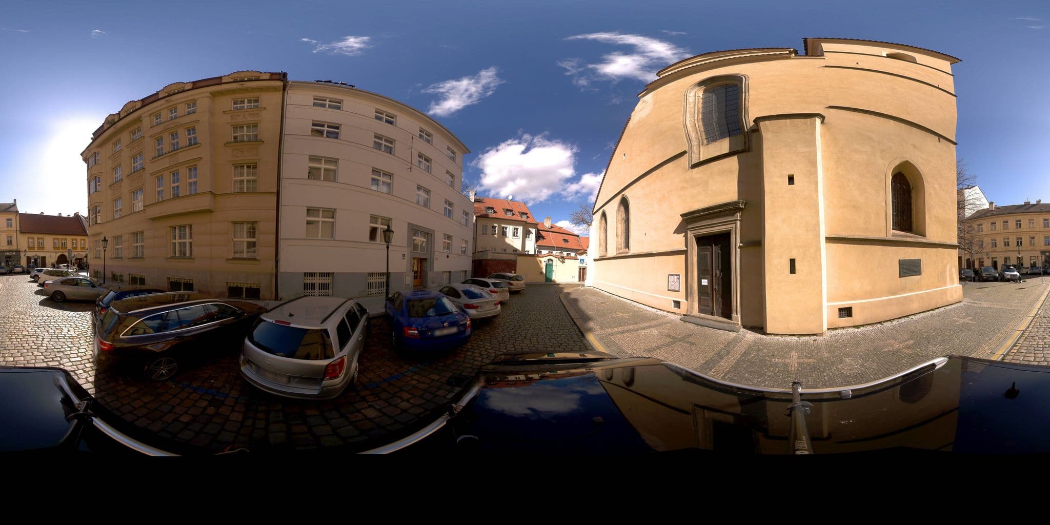 Street view near Family Apartment, Prague — © jeffreymartin (CC BY-SA · Mapillary)