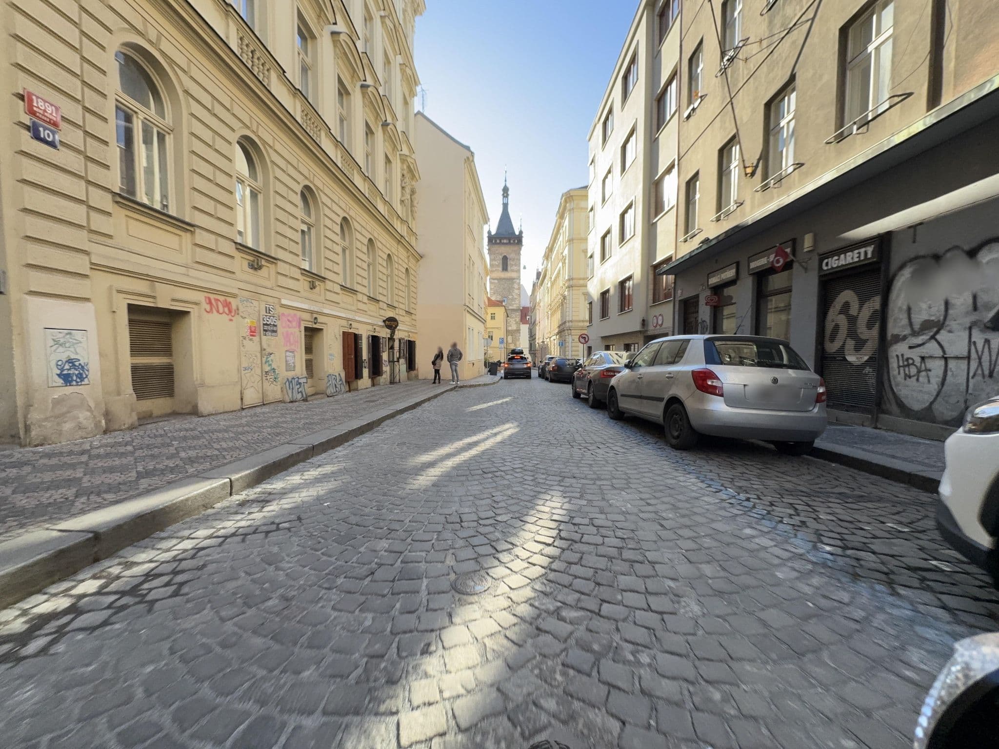 Street view near Pricna Apartments, Nové Město — © ondrejlopatka (CC BY-SA · Mapillary)