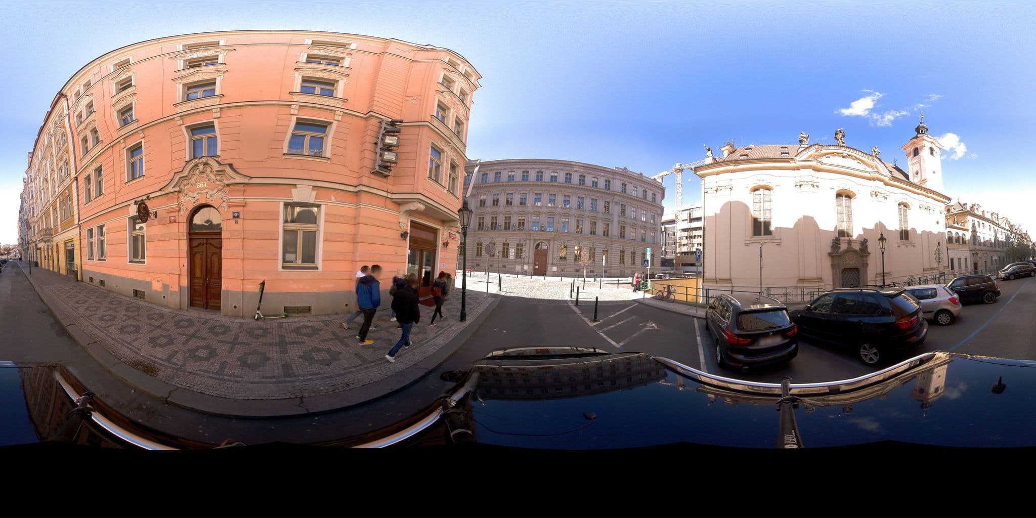 Street view near Dinitz Hotel Prague, Prague — © jeffreymartin (CC BY-SA · Mapillary)