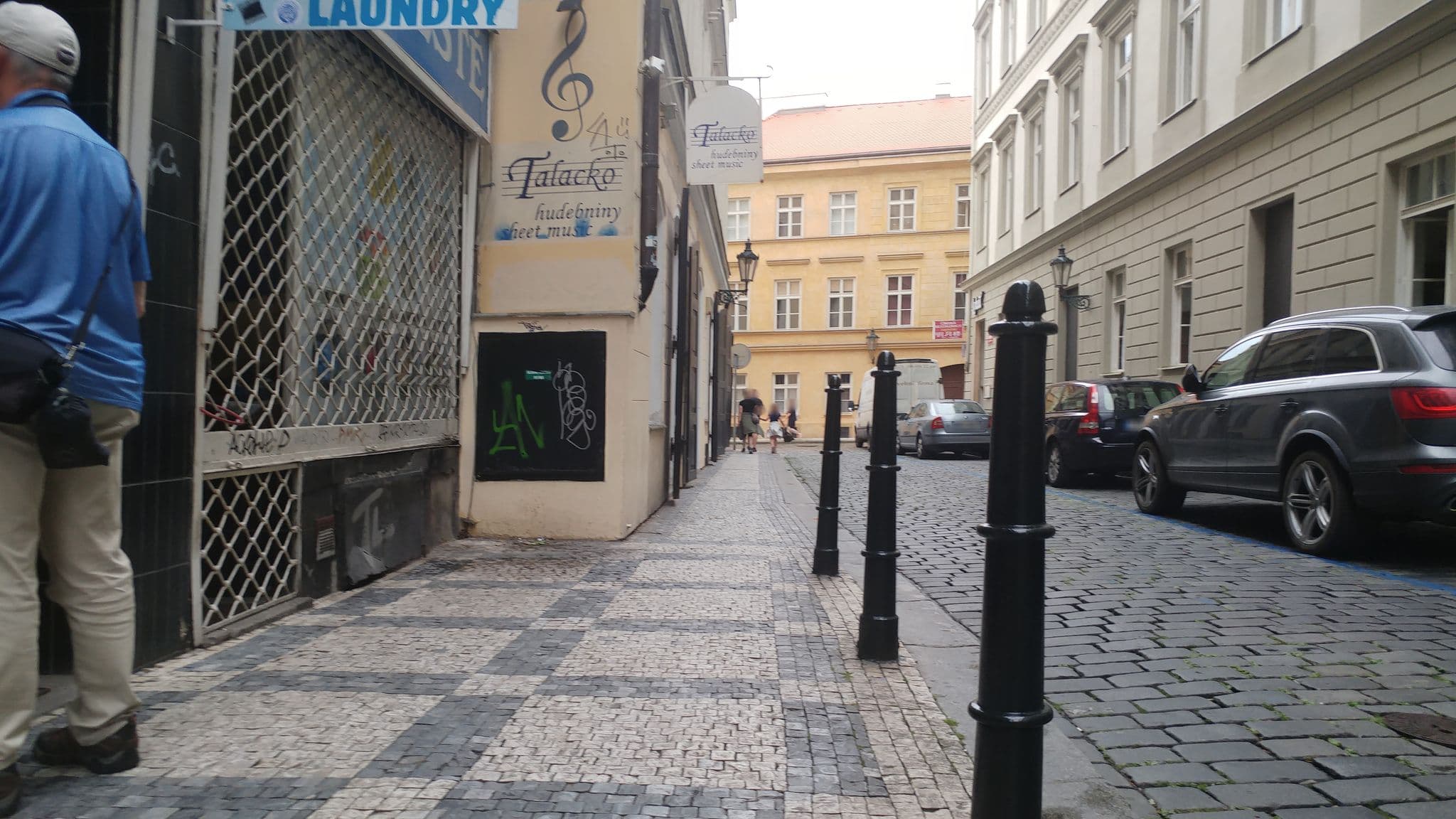Street view near Rybna Large Apartment, Prague — © pbb (CC BY-SA · Mapillary)