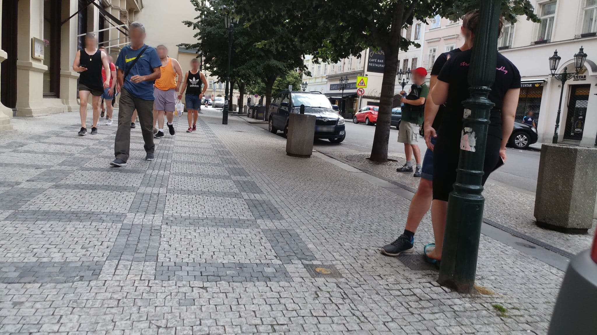 Street view near Almandine Hotel & Restaurant, Prague — © pbb (CC BY-SA · Mapillary)