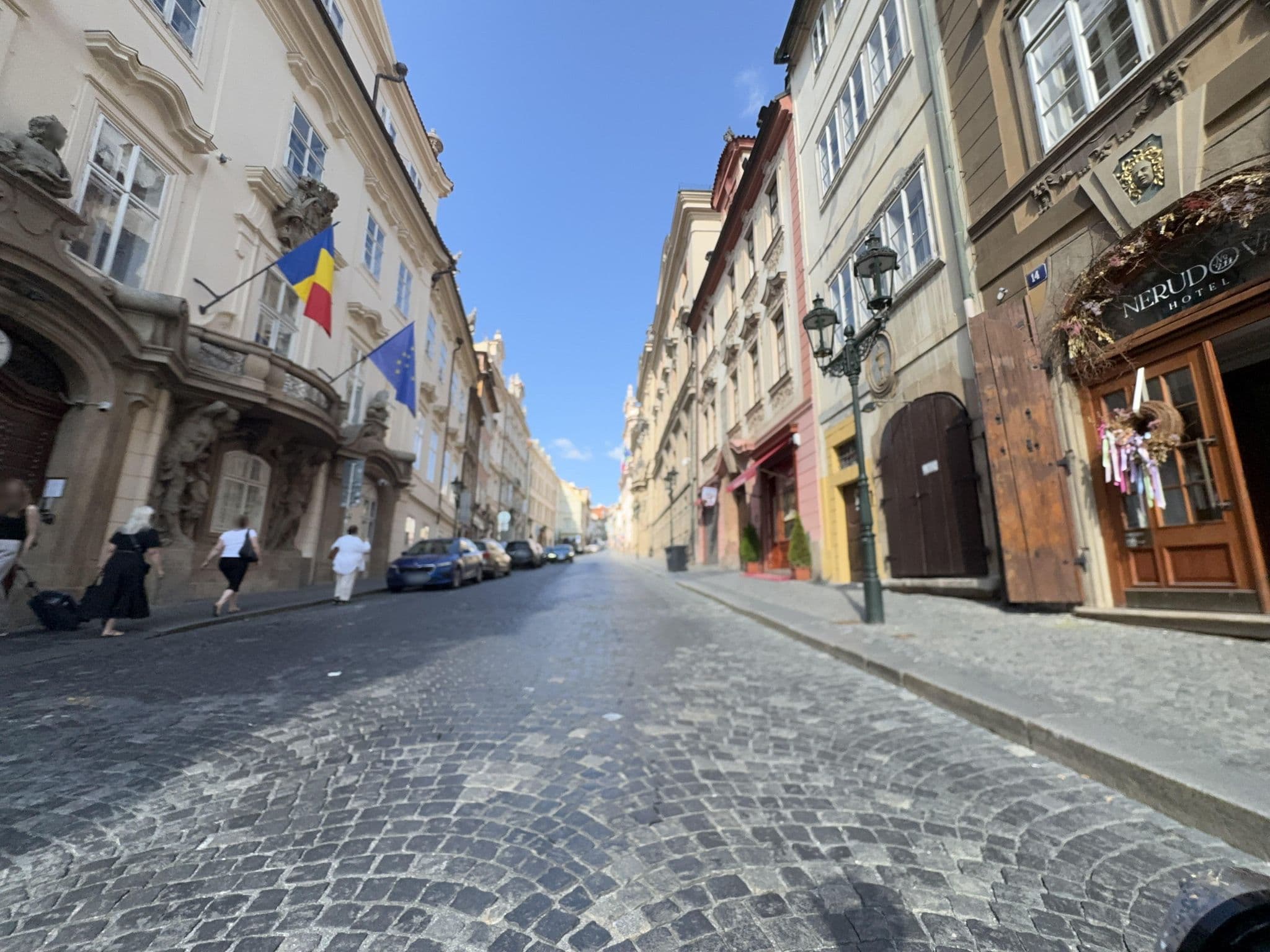 Street view near Hostel Sindibad, Malá Strana — © ondrejlopatka (CC BY-SA · Mapillary)