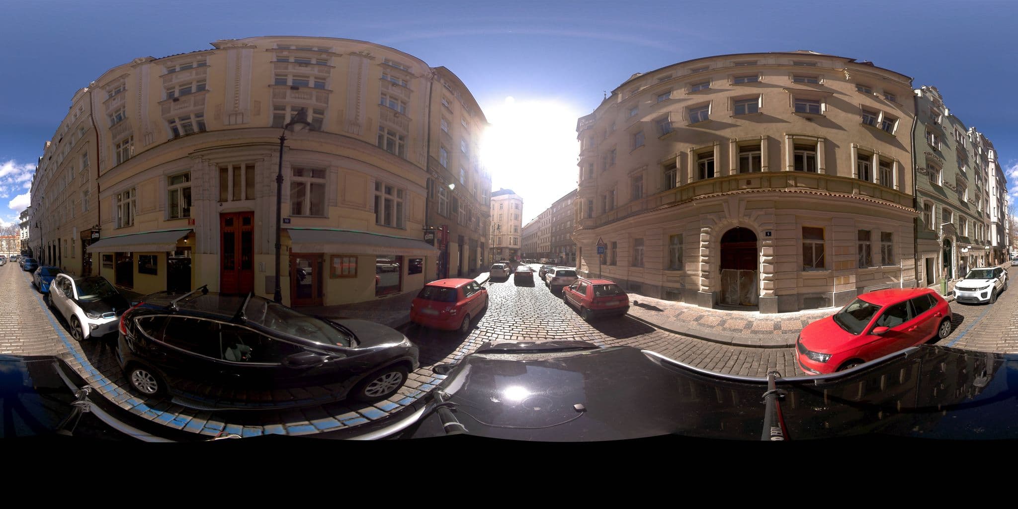 Street view near Praski Apartament u Zeleny Miluše, Prague — © jeffreymartin (CC BY-SA · Mapillary)