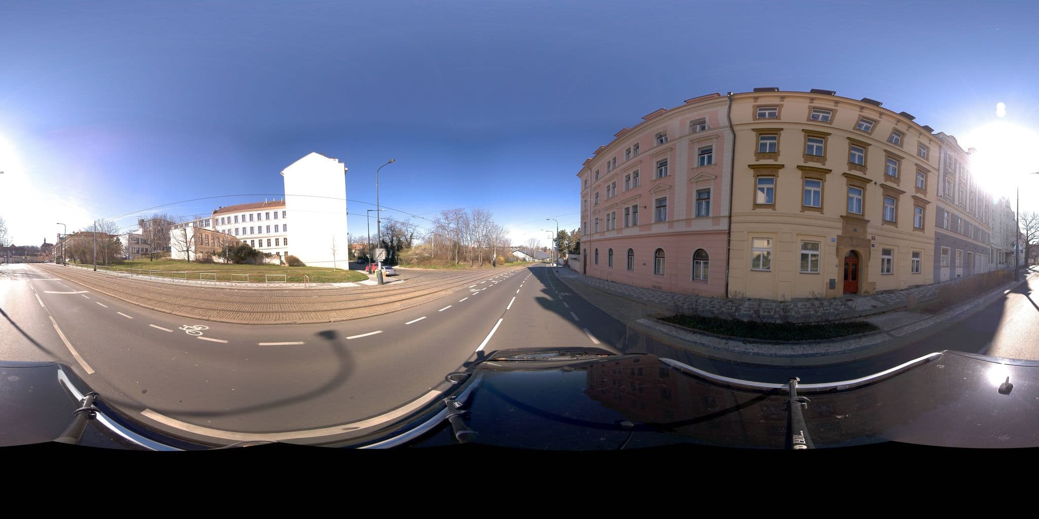 Street view near Kepler Apartman, Střešovice — © jeffreymartin (CC BY-SA · Mapillary)