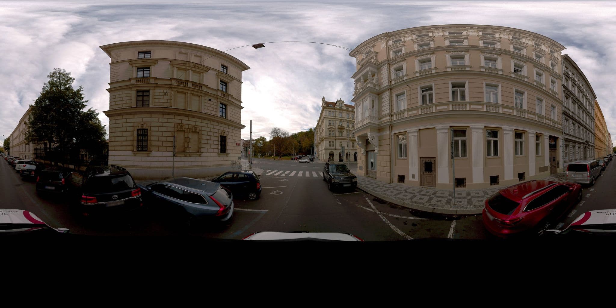 Street view near Royal Prague City Apartments, Smíchov — © jeffreymartin (CC BY-SA · Mapillary)