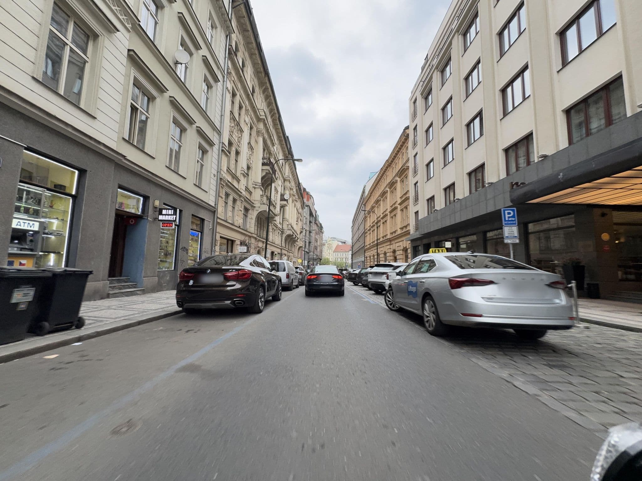 Street view near Mivos Prague Apartments, Nové Město — © ondrejlopatka (CC BY-SA · Mapillary)