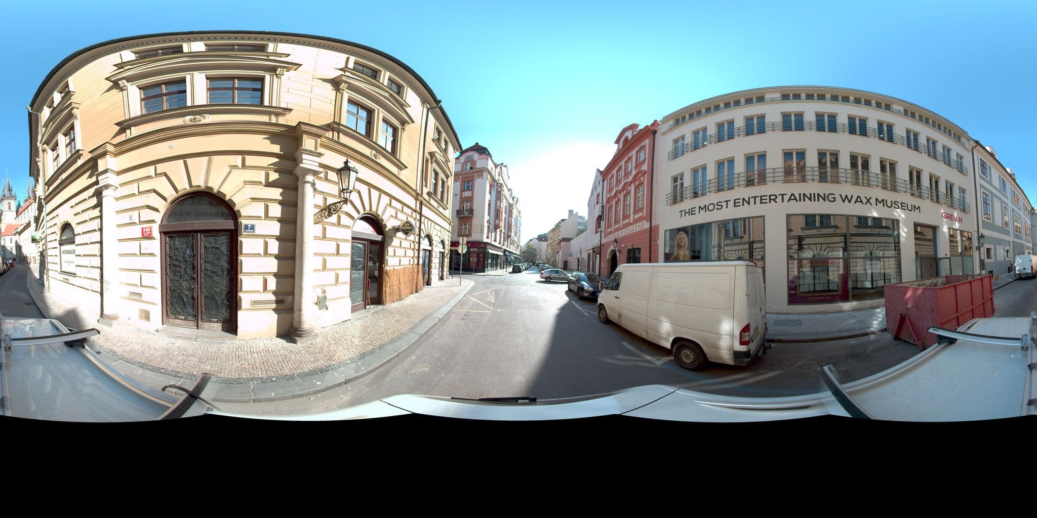 Street view near Royal Residence Ungelt, Prague — © kolarius27 (CC BY-SA · Mapillary)