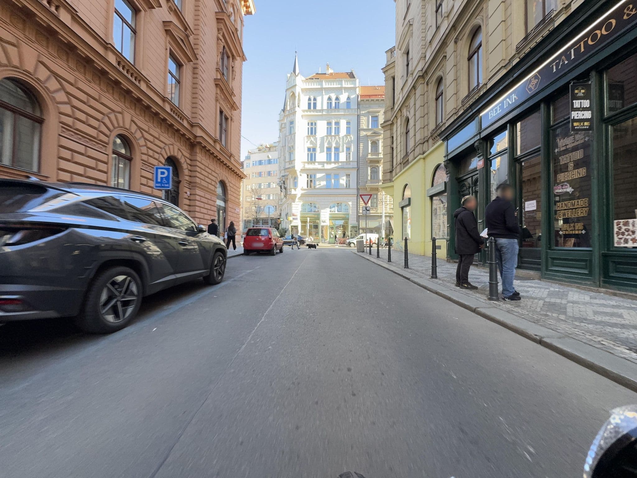 Street view near Carpe Diem Guesthouse, Nové Město — © ondrejlopatka (CC BY-SA · Mapillary)