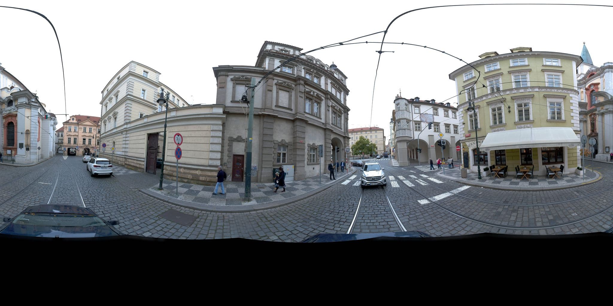 Street view near Budget Hostel Mala Strana, Malá Strana — © jeffreymartin (CC BY-SA · Mapillary)