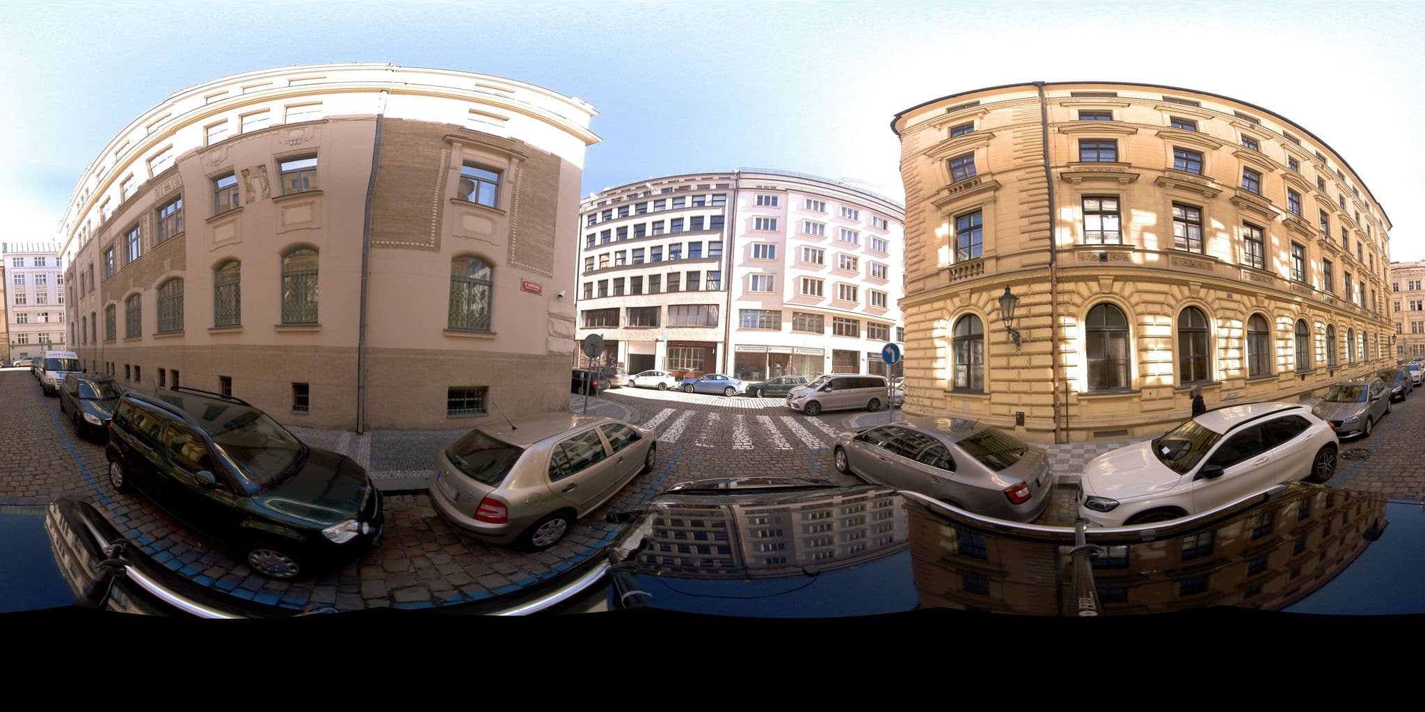 Street view near An Old Town Hostel, Prague — © jeffreymartin (CC BY-SA · Mapillary)