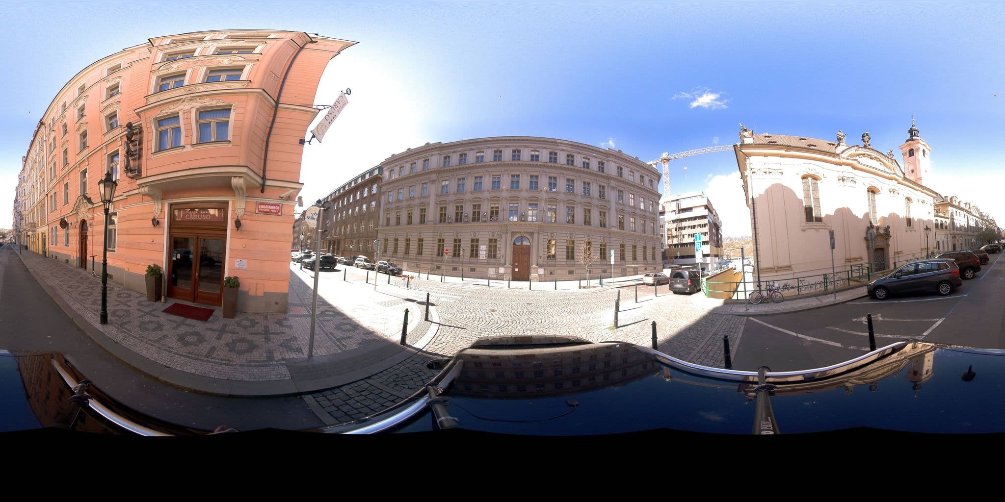 Street view near Caruso Prague, Prague — © jeffreymartin (CC BY-SA · Mapillary)