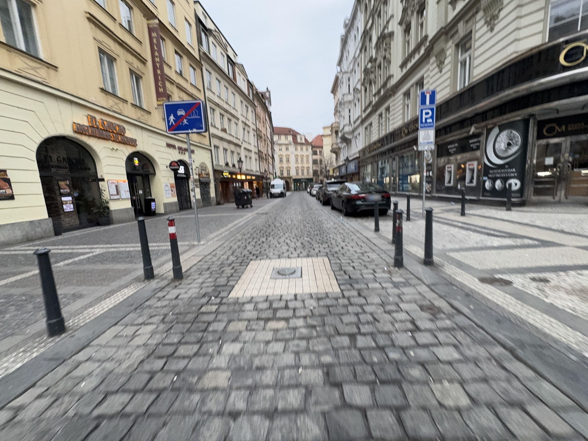 Street view near Eurostar Hotel Mentrich, Prague — © ondrejlopatka (CC BY-SA · Mapillary)