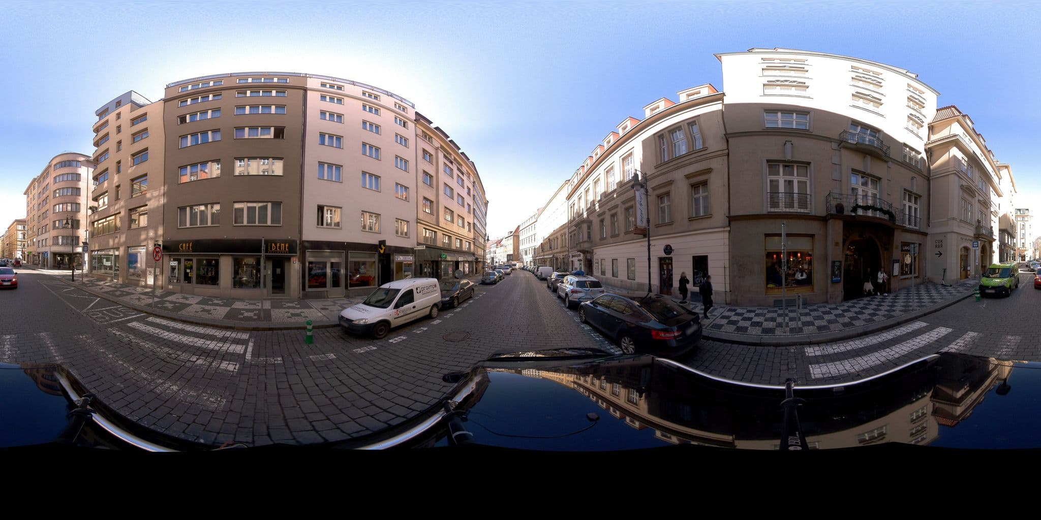 Street view near Old Town Apartment Juliette, Prague — © jeffreymartin (CC BY-SA · Mapillary)
