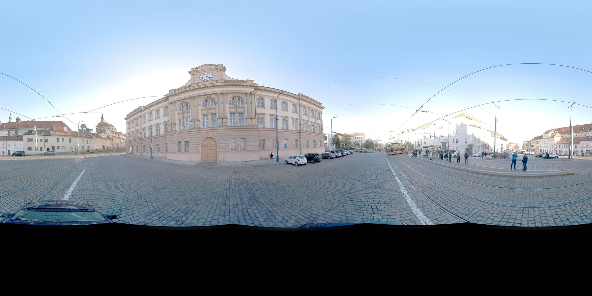 Street view near Prague Castle II. Apartments, Střešovice — © jeffreymartin (CC BY-SA · Mapillary)