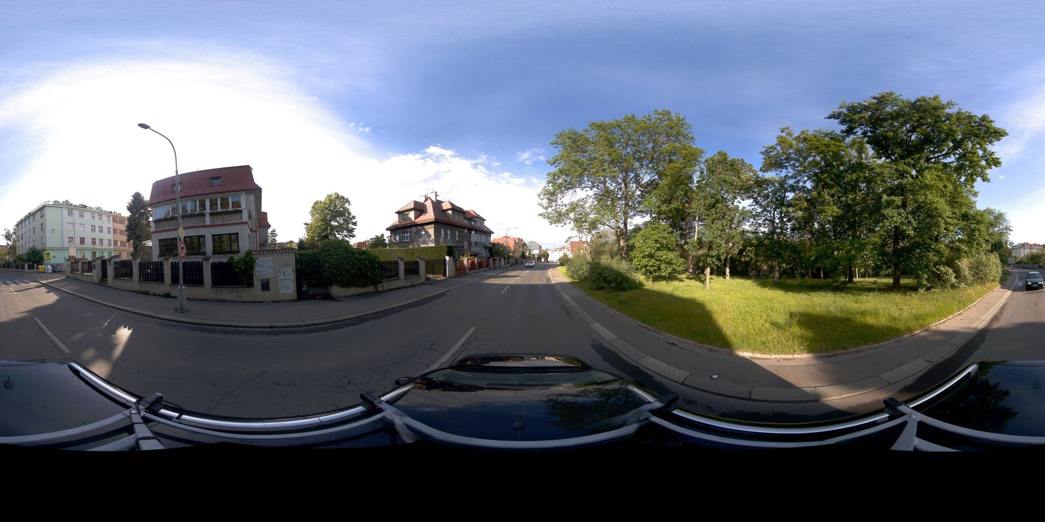 Street view near Pension Veronika, Nusle — © jeffreymartin (CC BY-SA · Mapillary)