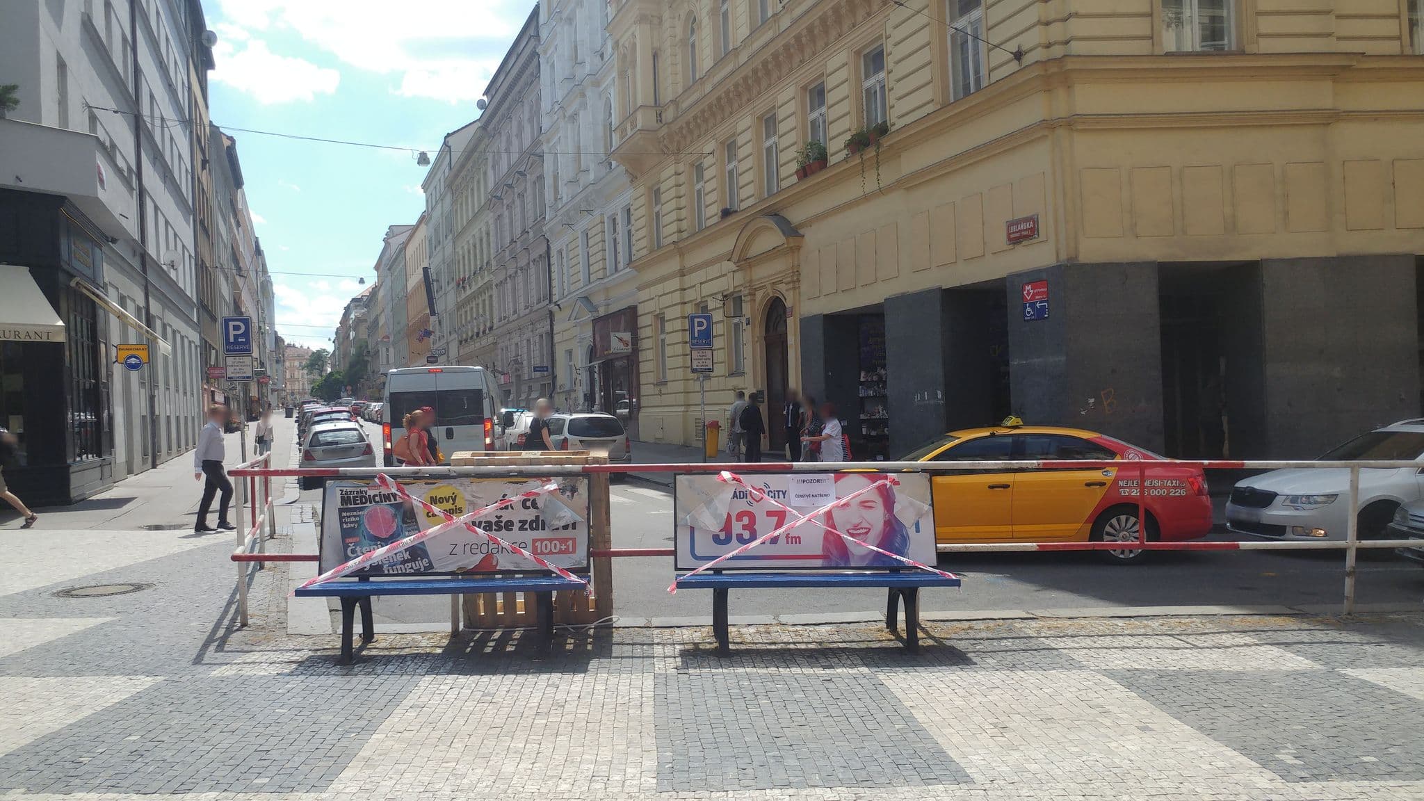 Street view near Hostel 1bed4u, Nové Město — © pbb (CC BY-SA · Mapillary)
