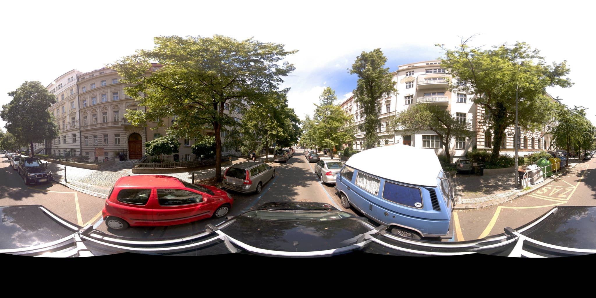 Street view near Apart-Karee Residence, Královské Vinohrady — © jeffreymartin (CC BY-SA · Mapillary)