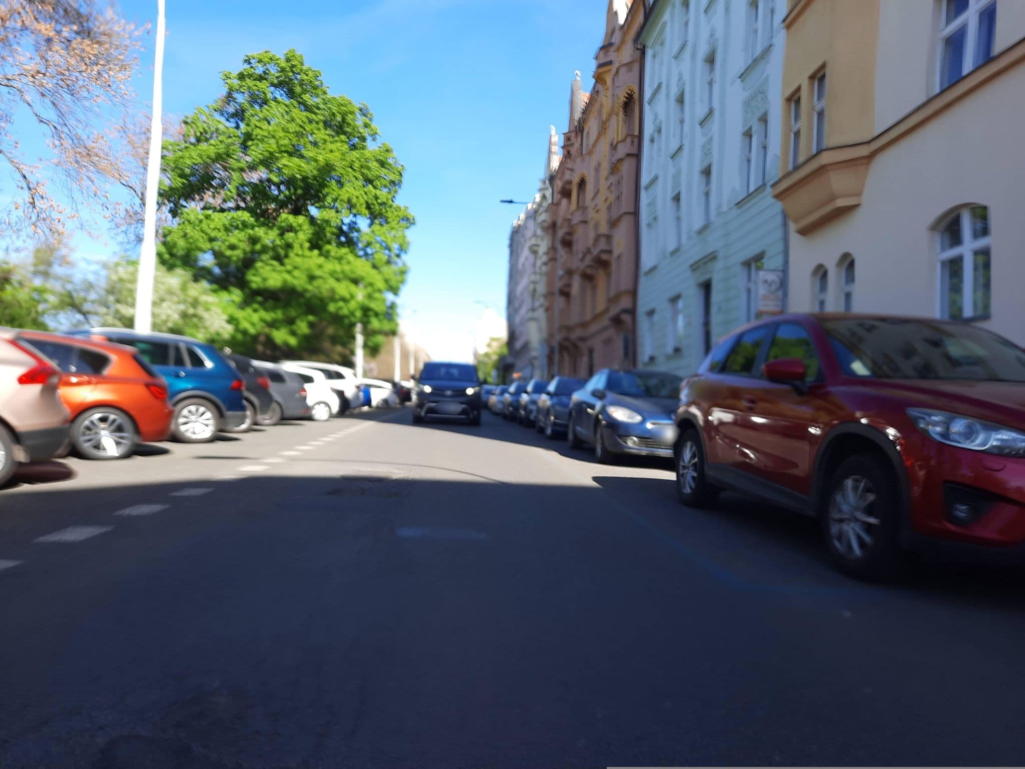 Street view near Penthouse Apartment in Vinohrady, Královské Vinohrady — © ondrejlopatka (CC BY-SA · Mapillary)