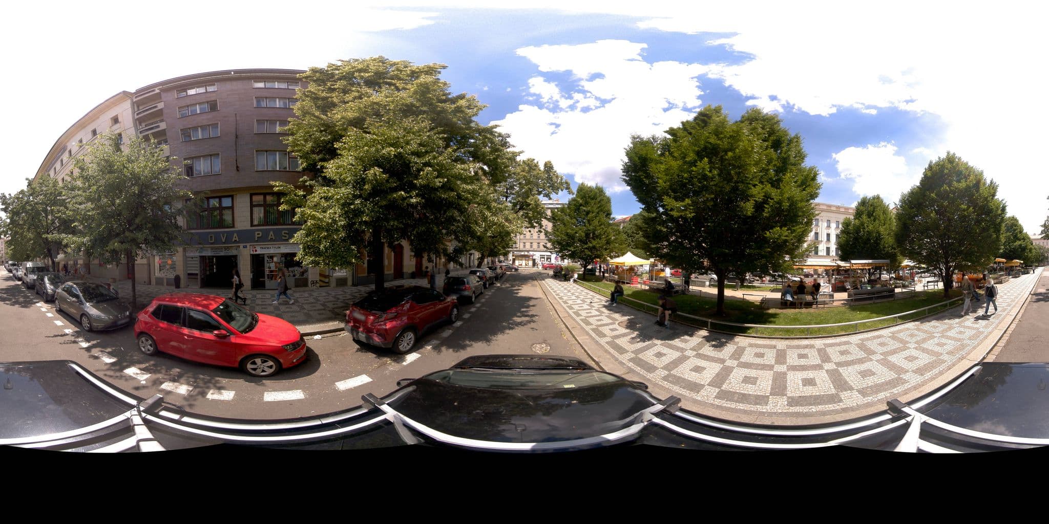 Street view near Hotel Tyl - Garzotto Hotels & Resorts, Královské Vinohrady — © jeffreymartin (CC BY-SA · Mapillary)