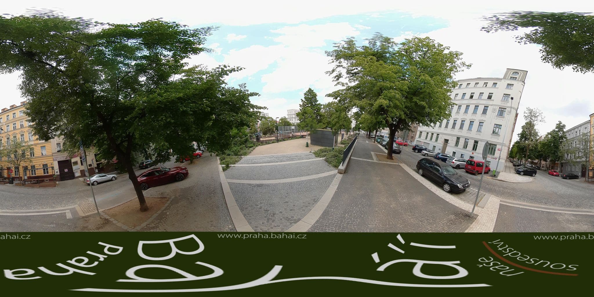 Street view near Residence Vinohrad, Žižkov — © Bahai_Praha (CC BY-SA · Mapillary)