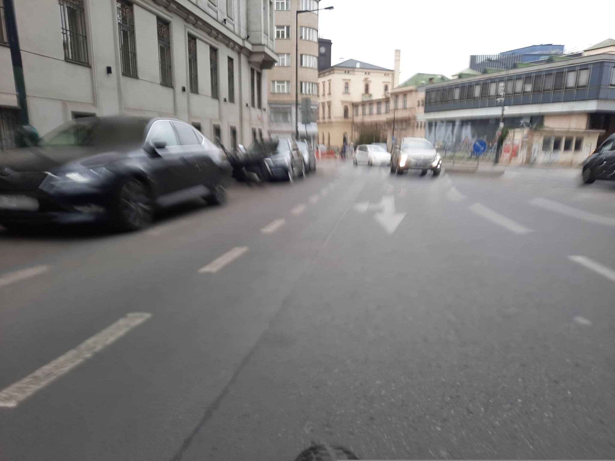 Street view near The Gold Bank Hotel, Karlín — © ondrejlopatka (CC BY-SA · Mapillary)