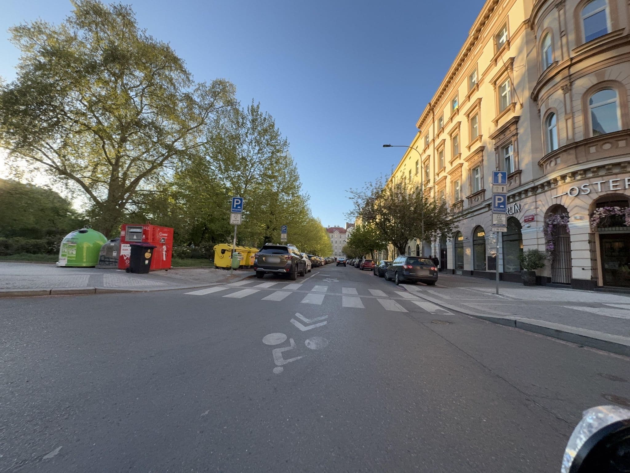 Street view near Perfect Days Apartments Karlin, Karlín — © ondrejlopatka (CC BY-SA · Mapillary)