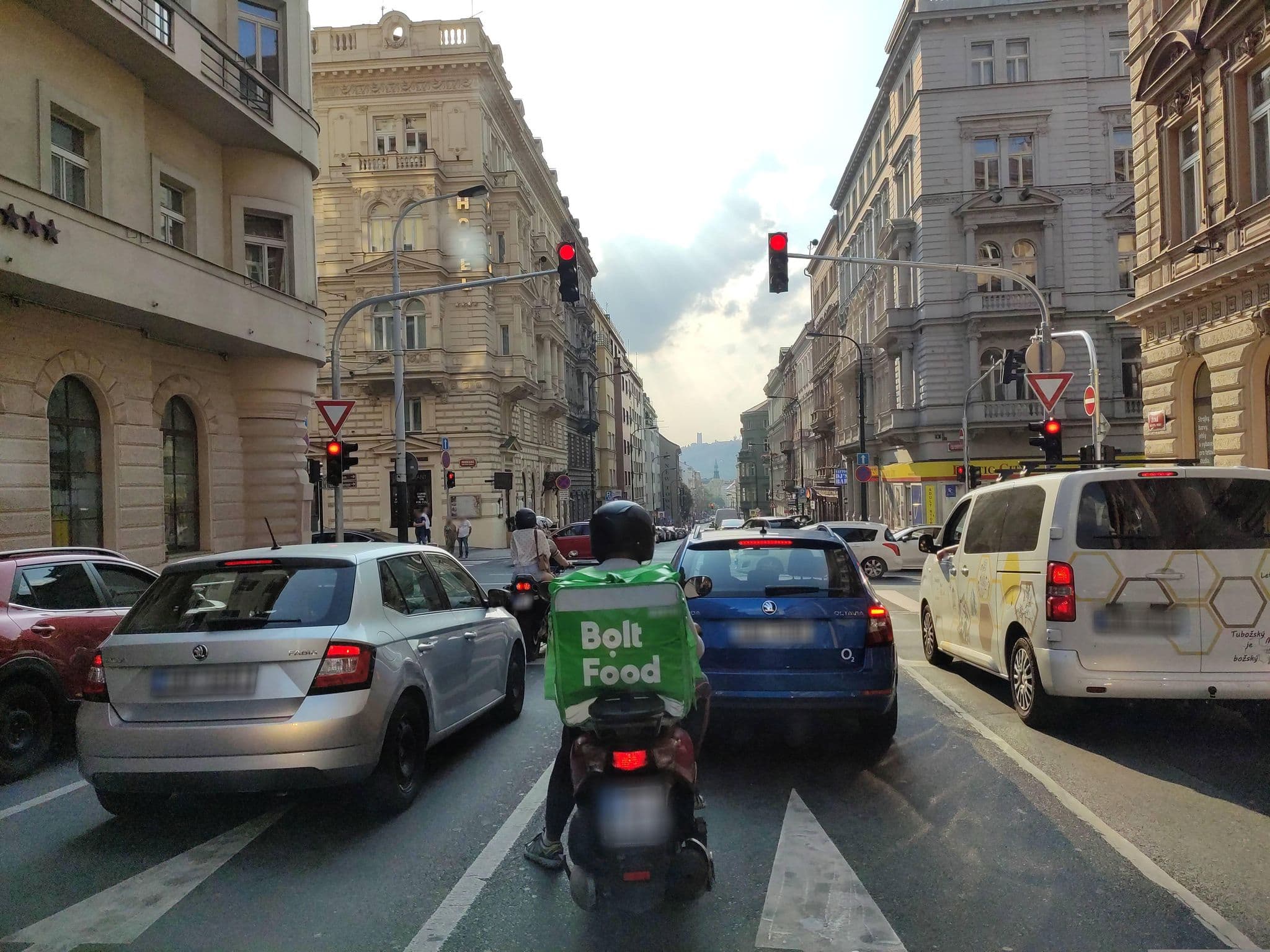 Street view near Bohemia Plaza Residence, Nové Město — © martinpoljak (CC BY-SA · Mapillary)