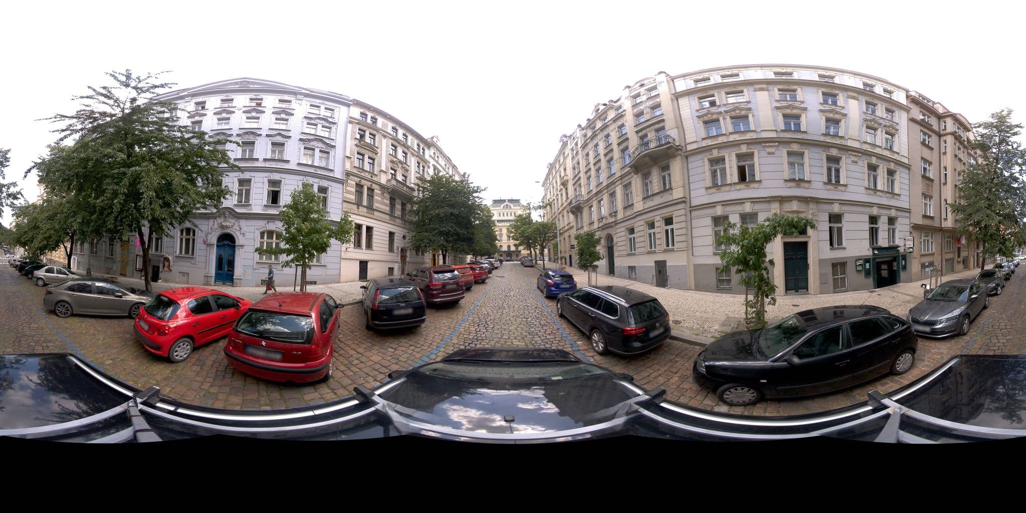 Street view near Main Street Apartments, Královské Vinohrady — © jeffreymartin (CC BY-SA · Mapillary)