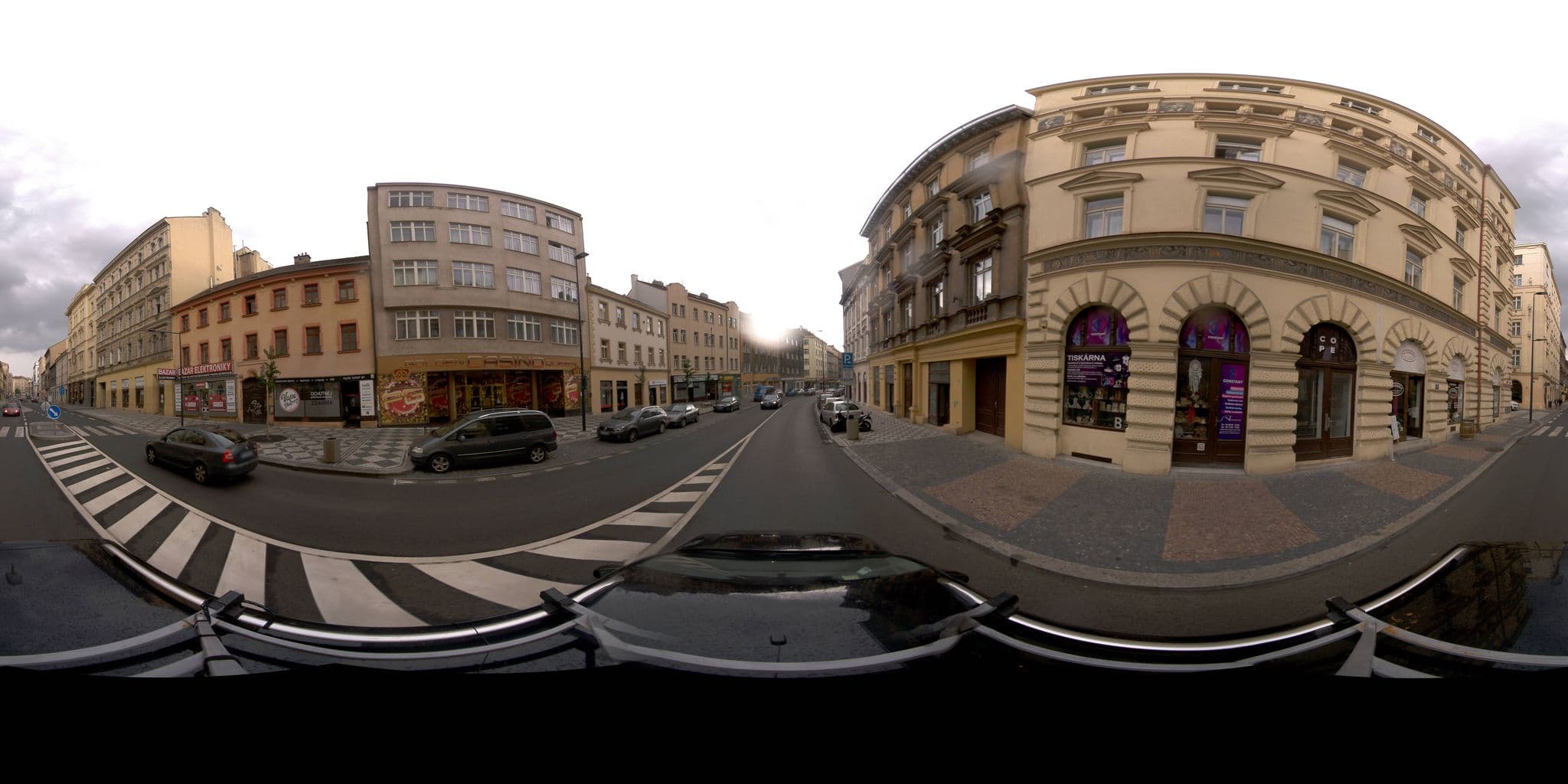 Street view near Visit in Prague, Žižkov — © jeffreymartin (CC BY-SA · Mapillary)