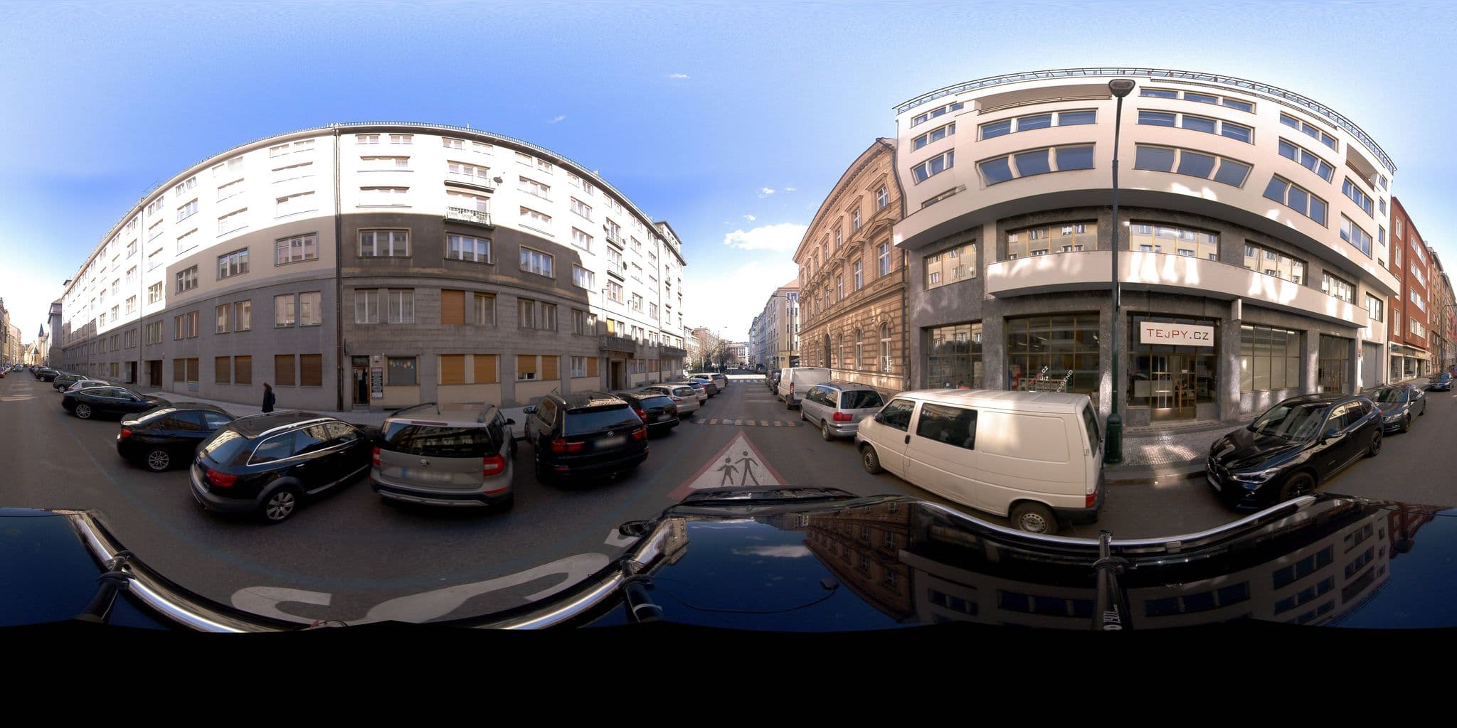 Street view near Caesar's Penthouse Apartment, Prague — © jeffreymartin (CC BY-SA · Mapillary)