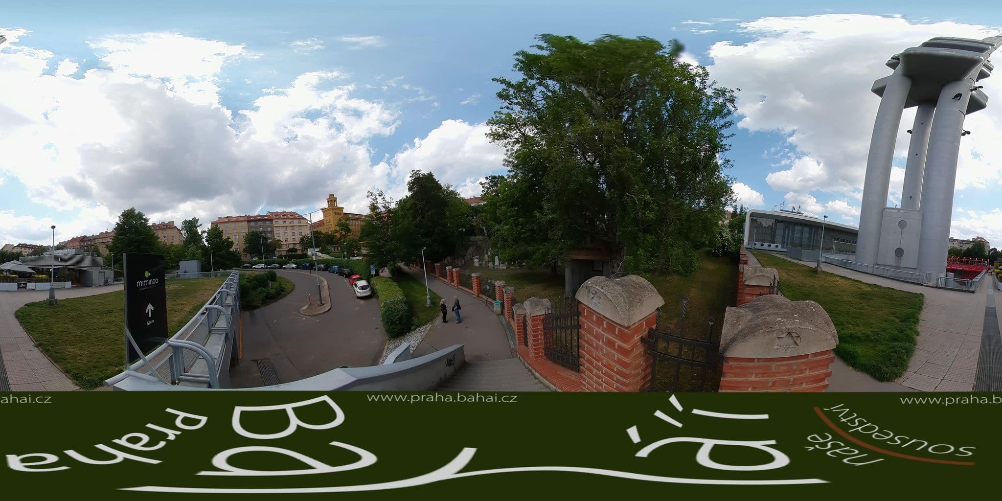 Street view near Waytostay, Žižkov — © Bahai_Praha (CC BY-SA · Mapillary)