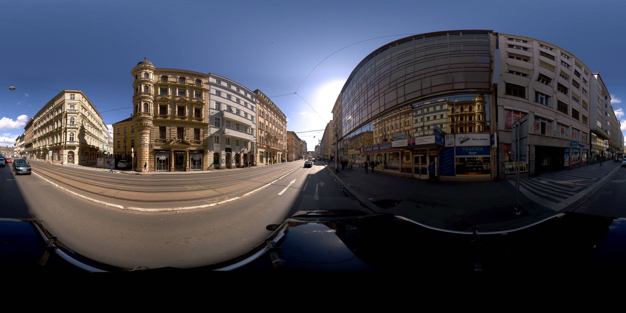 Street view near Salvator Suites, Prague — © jeffreymartin (CC BY-SA · Mapillary)