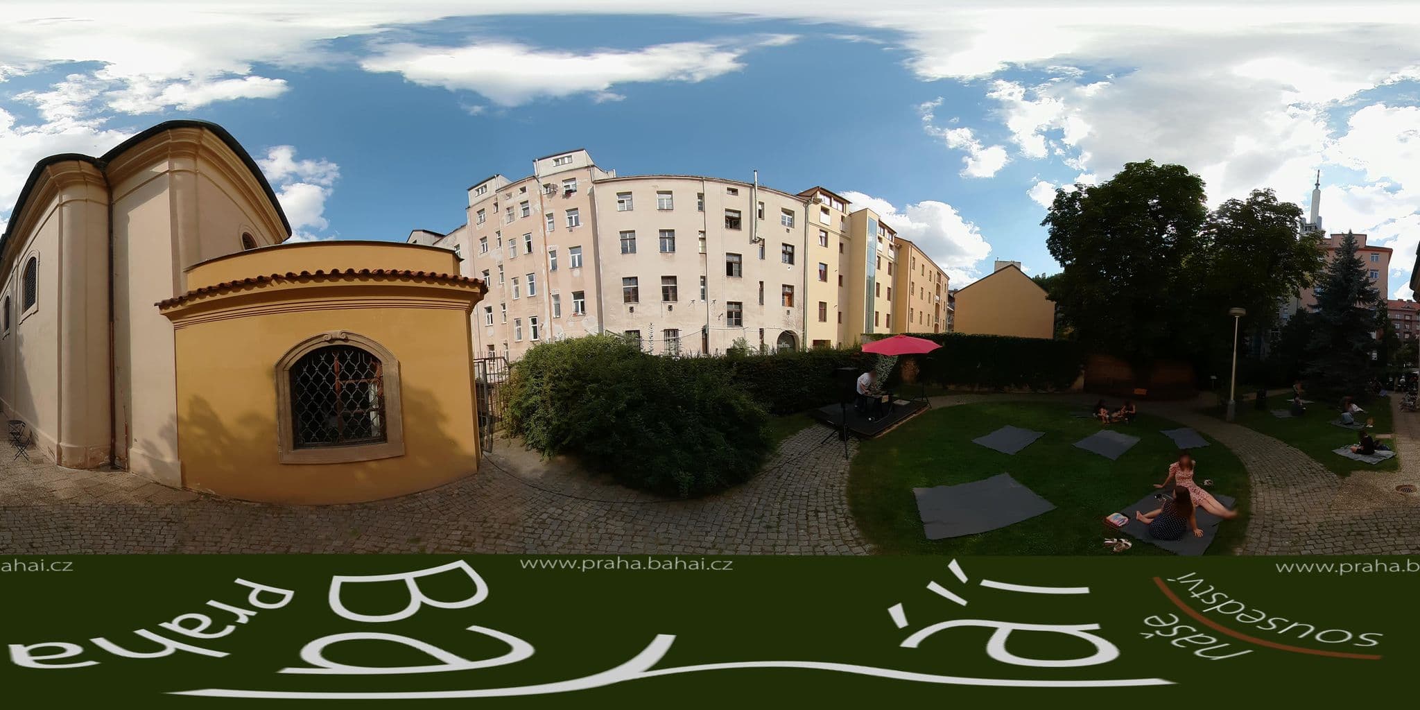 Street view near Idyllic Prague, Žižkov — © Bahai_Praha (CC BY-SA · Mapillary)
