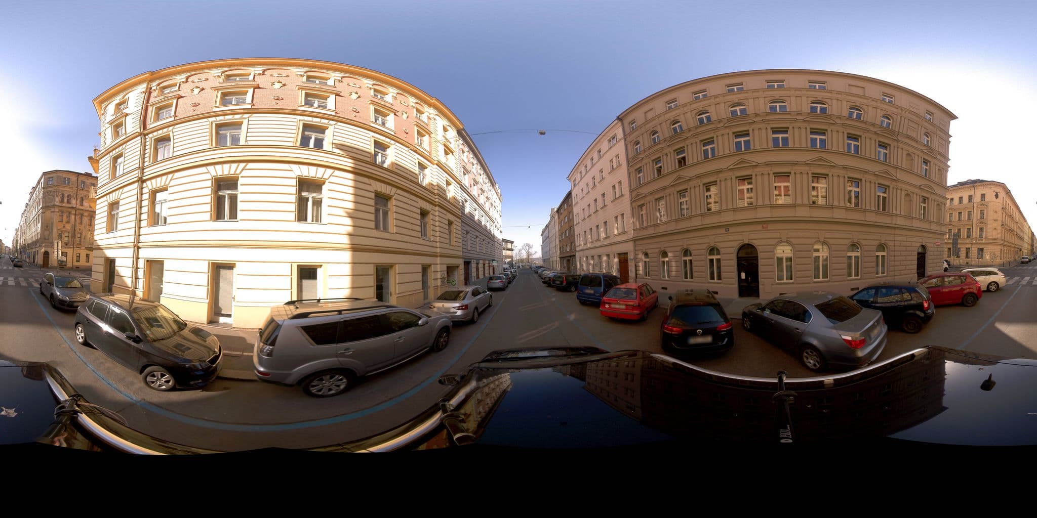 Street view near Lions Apartment, Prague — © jeffreymartin (CC BY-SA · Mapillary)
