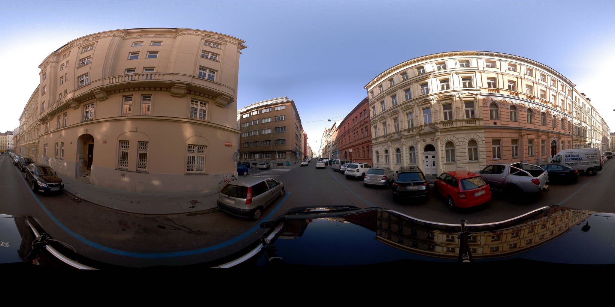 Street view near Loesoe Huis, Prague — © jeffreymartin (CC BY-SA · Mapillary)