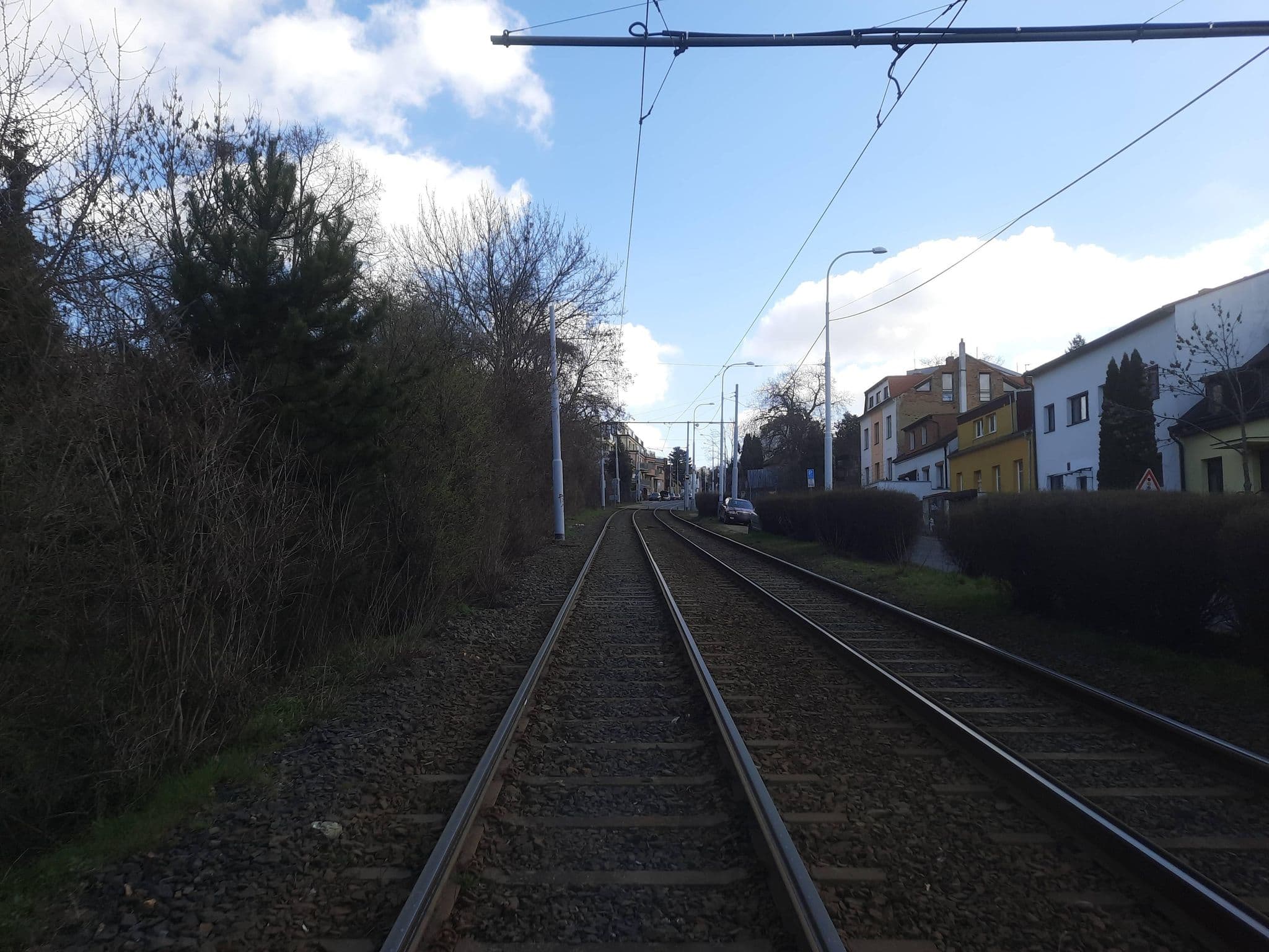 Street view near Privat Kotva, Kobylisy — © ondrejlopatka (CC BY-SA · Mapillary)