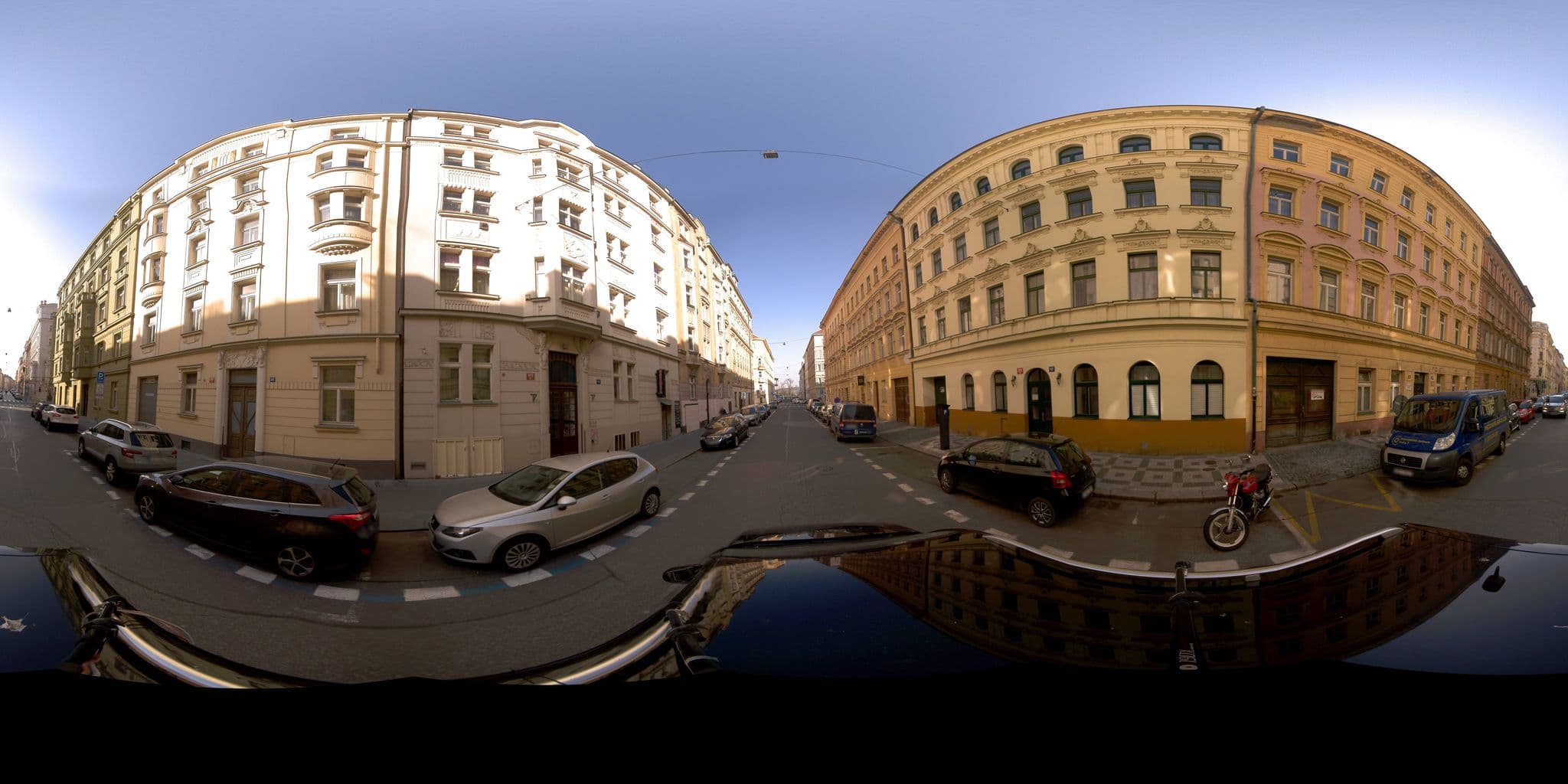 Street view near Residence Kamenicka, Prague — © jeffreymartin (CC BY-SA · Mapillary)