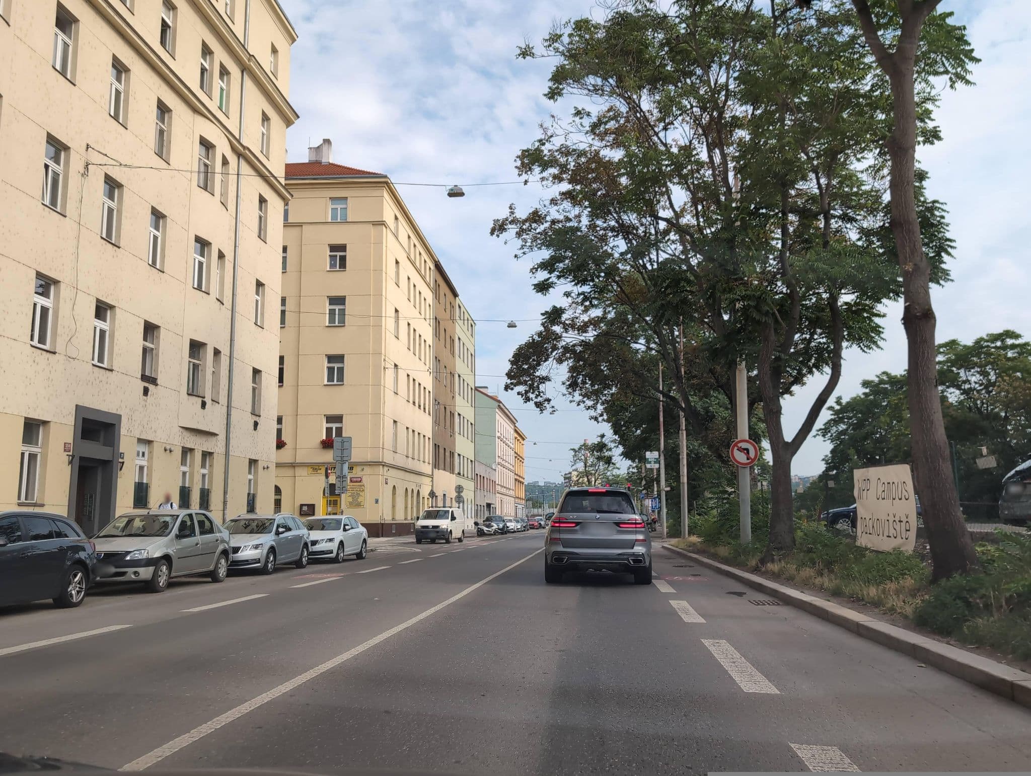 Street view near Modern Apartment - Prague Centre, Holešovice — © michalv (CC BY-SA · Mapillary)