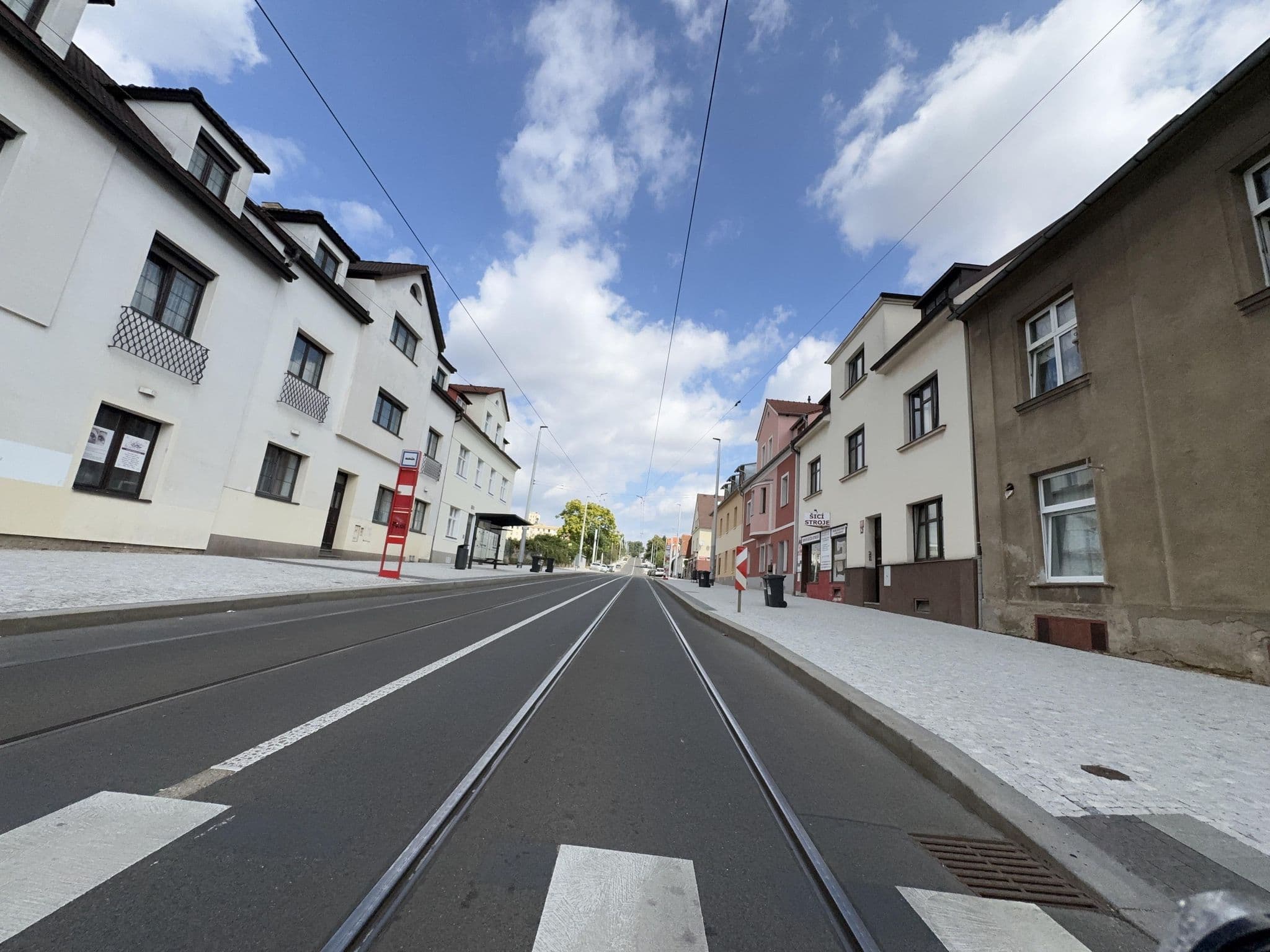Street view near Excellent Apartments, Kobylisy — © ondrejlopatka (CC BY-SA · Mapillary)