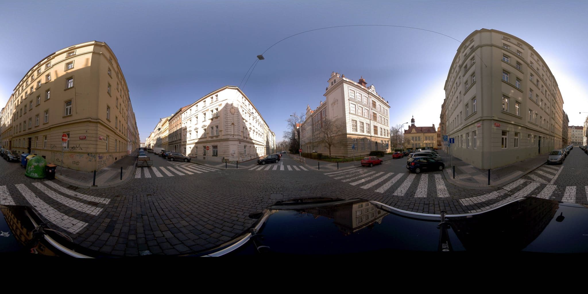 Street view near Residence 4, Holešovice — © jeffreymartin (CC BY-SA · Mapillary)