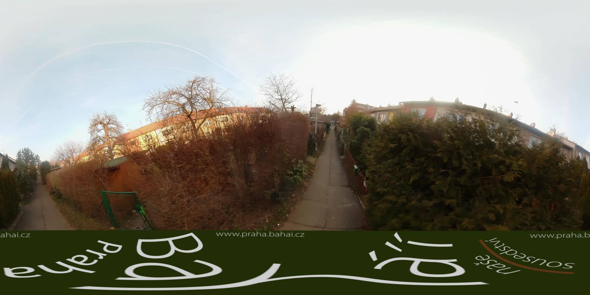 Street view near Džejrošova Letajici Postylka, Staré Strašnice — © Bahai_Praha (CC BY-SA · Mapillary)