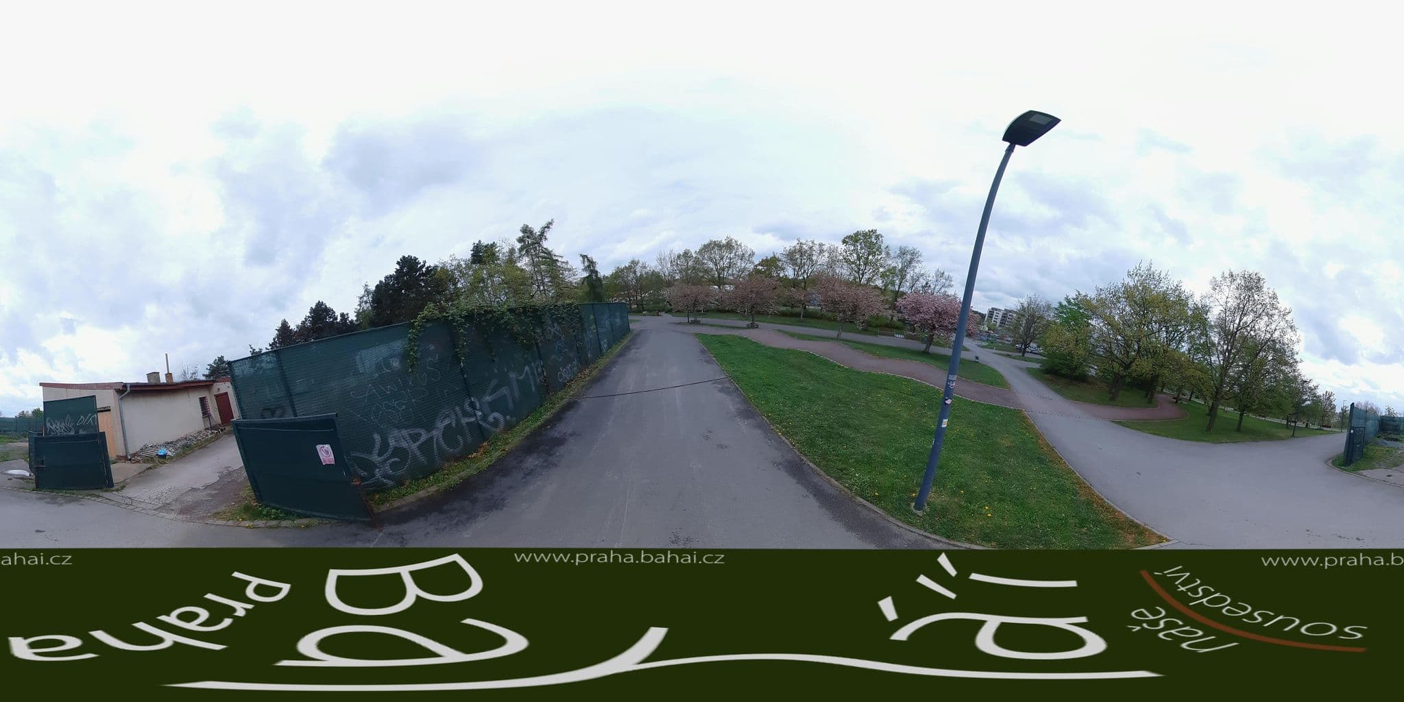 Street view near Planeta Praha, Malešice — © Bahai_Praha (CC BY-SA · Mapillary)