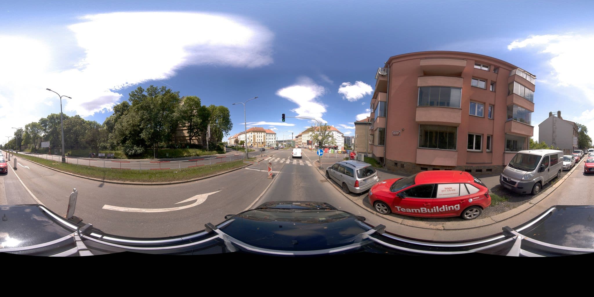 Street view near Hotel Relax Inn, Libeň — © jeffreymartin (CC BY-SA · Mapillary)