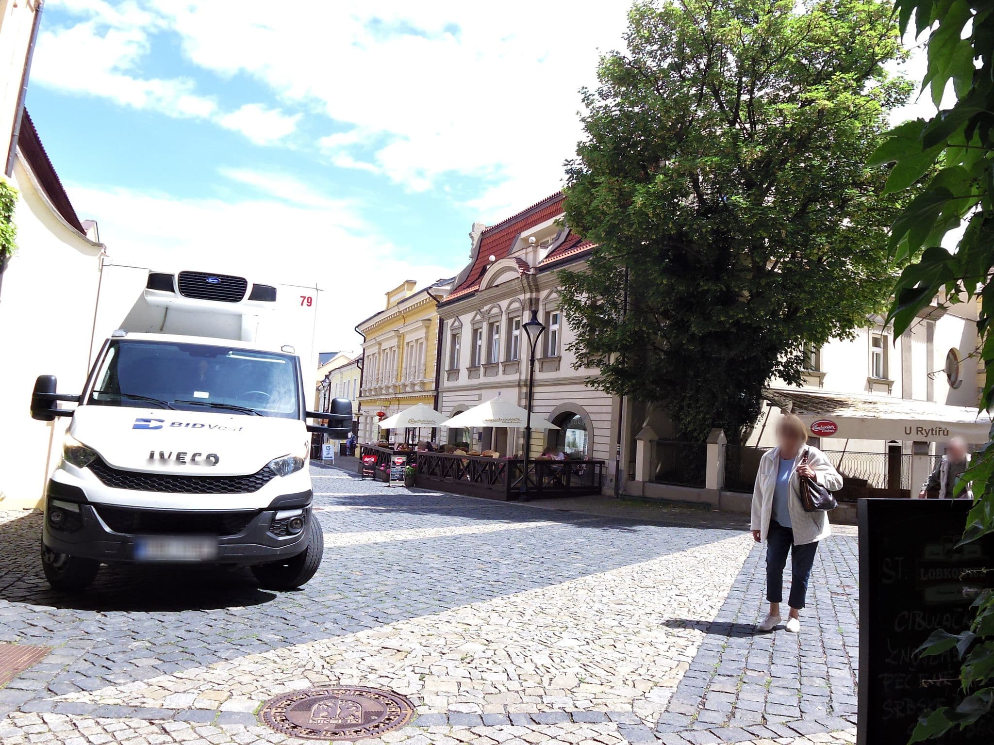 Street view near U Rytíře, Mělník — © fell3 (CC BY-SA · Mapillary)