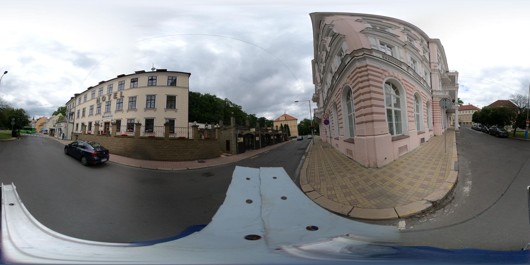Street view near Hotel Paradies, Teplice — © wegavision (CC BY-SA · Mapillary)